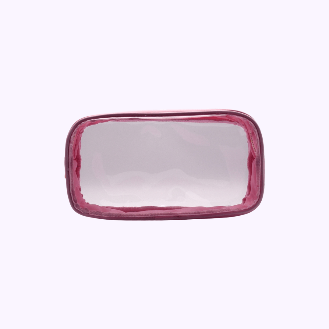Evie Pink Medium Cosmetic Bag - CarrieAway