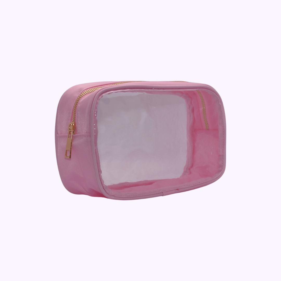 Evie Pink Medium Cosmetic Bag - CarrieAway