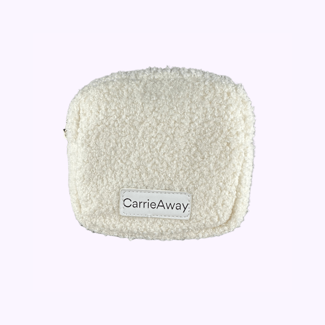 Alie Beige - Extra Small Cosmetic Bag - CarrieAway