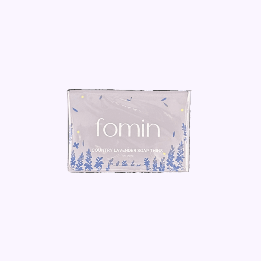 Fomin Antibacterial Paper Soap Sheets for Hand Washing Lavender 100 Sheets - CarrieAway