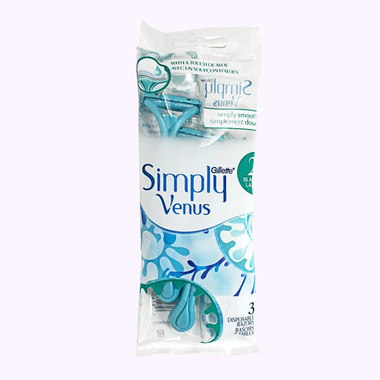 Gillette Simply Venus Disposable Razors 3 pk
