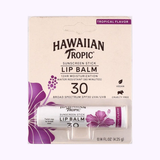 Hawaiian Tropic Lip Balm Sunscreen Stick SPF30 .14 oz