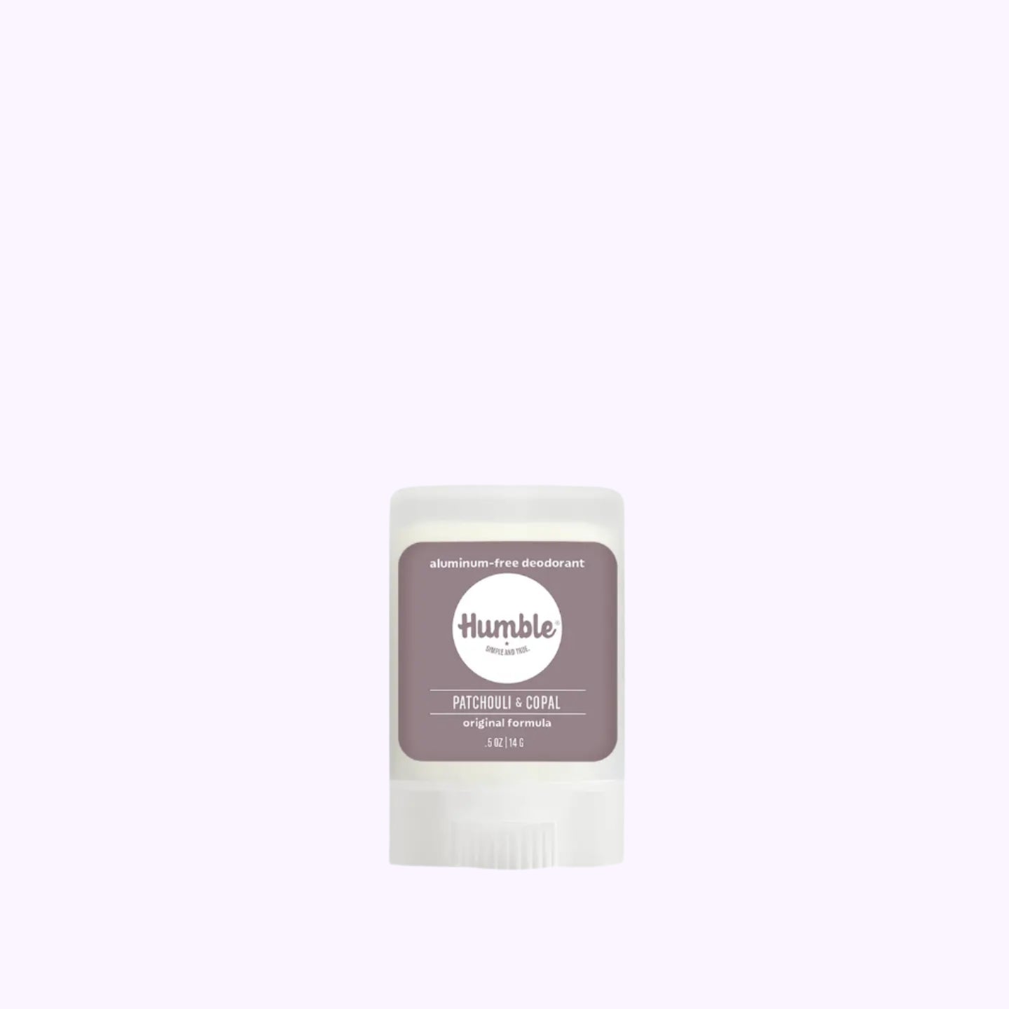 Humble Patchouli & Copal Original Travel Deodorant .5 Oz - CarrieAway