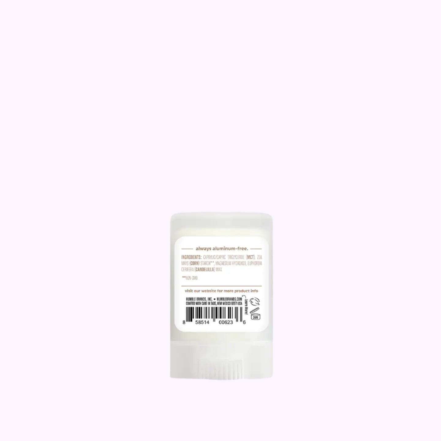 Humble Simply Unscented Vegan & Sensitive Travel Deodorant .5 Oz - CarrieAway