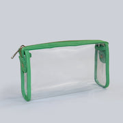Kaylie Green Small Cosmetic Bag - CarrieAway