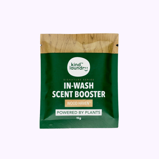 Kind Laundry In-Wash Scent Booster Travel Pack Wood Haven Scent .53 Oz