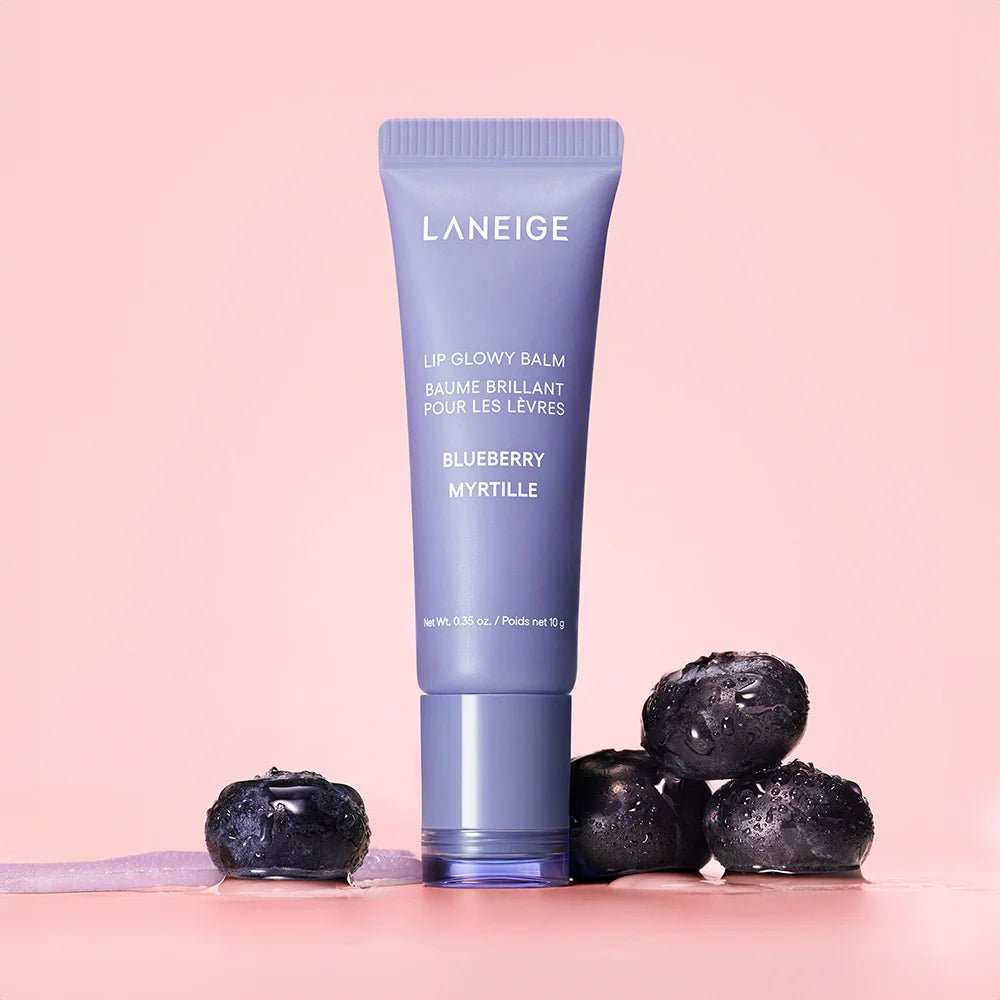 Laneige Glowy Lip Balm Tube Blueberry .35 Oz - CarrieAway