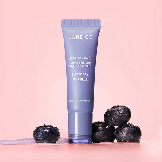 Laneige Glowy Lip Balm Tube Blueberry .35 Oz - CarrieAway
