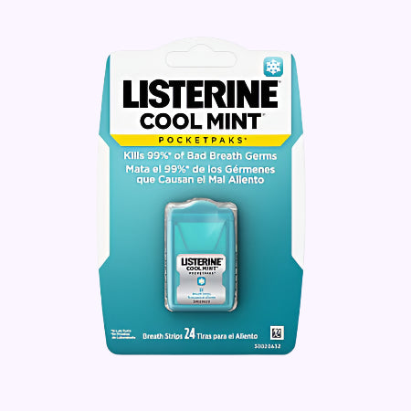 Listerine PocketPaks Cool Mint Breath Strips 24 Ct