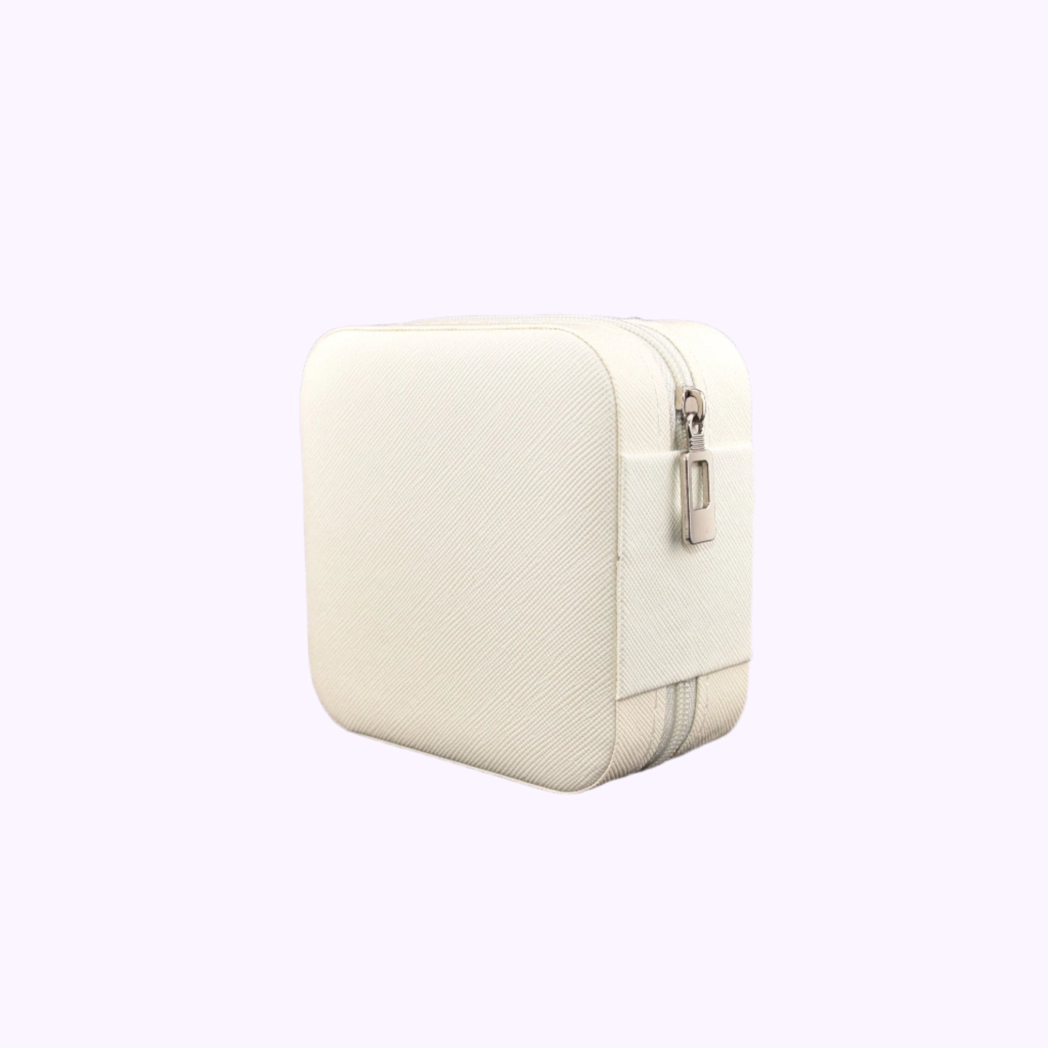 Mini Jewelry Travel Case Cream 1 Ct - CarrieAway