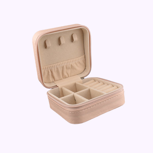 Mini Jewelry Travel Case Pink 1 Ct