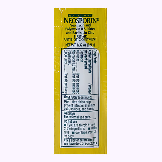 Neosporin Antibiotic Ointment 1/32 Oz Foil Pack 1 Ct