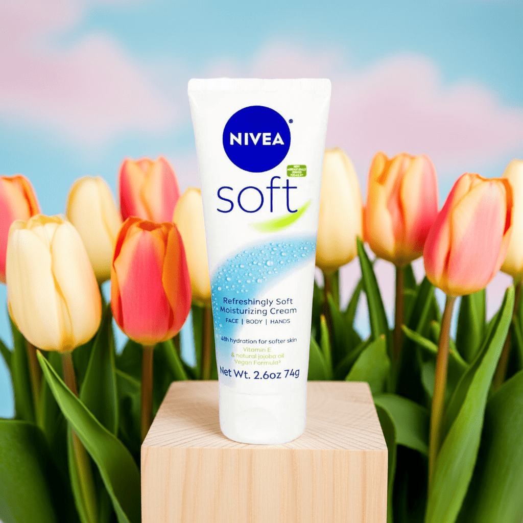 Nivea Soft Face, Body, Hands, Moisturizing Cream 2.6 Oz - CarrieAway