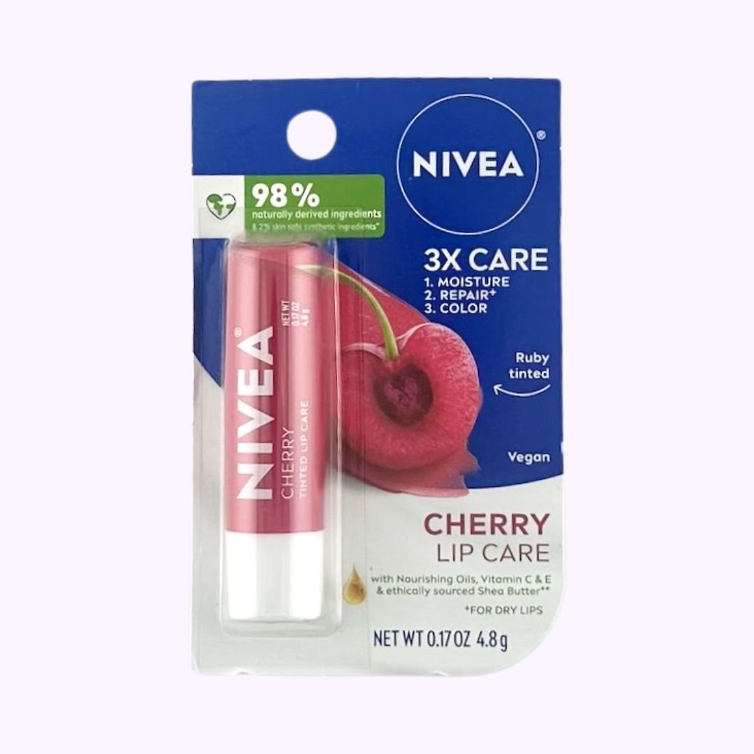 Nivea Cherry Tinted Lip Care - CarrieAway