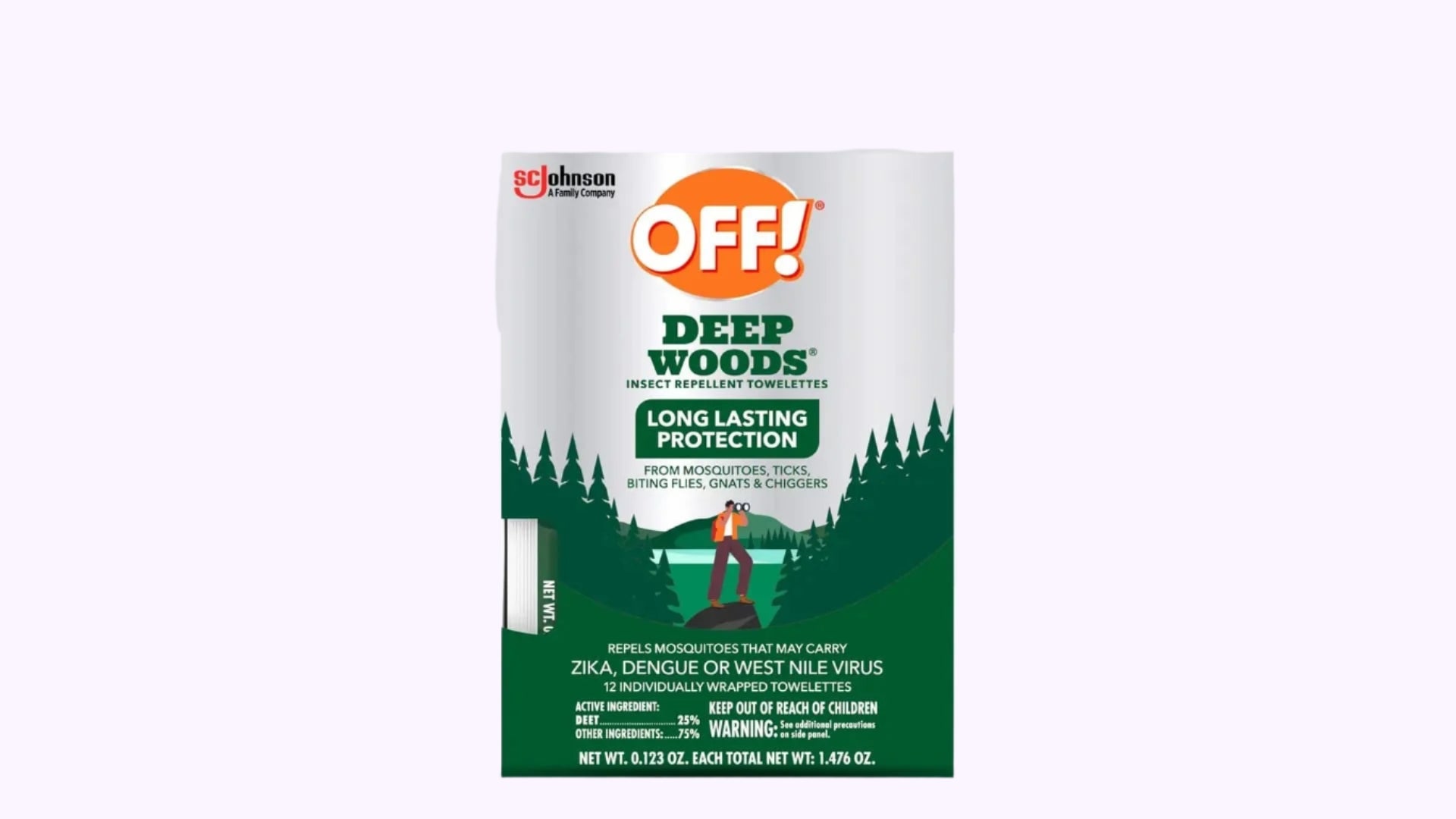 Off! Deep Woods Insect Repellent Towelettes 1 Foil Packet - CarrieAway