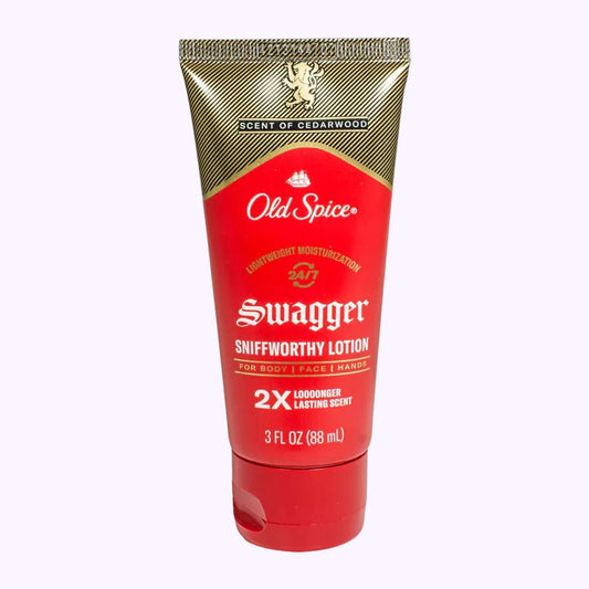 Old Spice Swagger Cedarwood Body, Face, Hands Lotion 3 Oz - CarrieAway