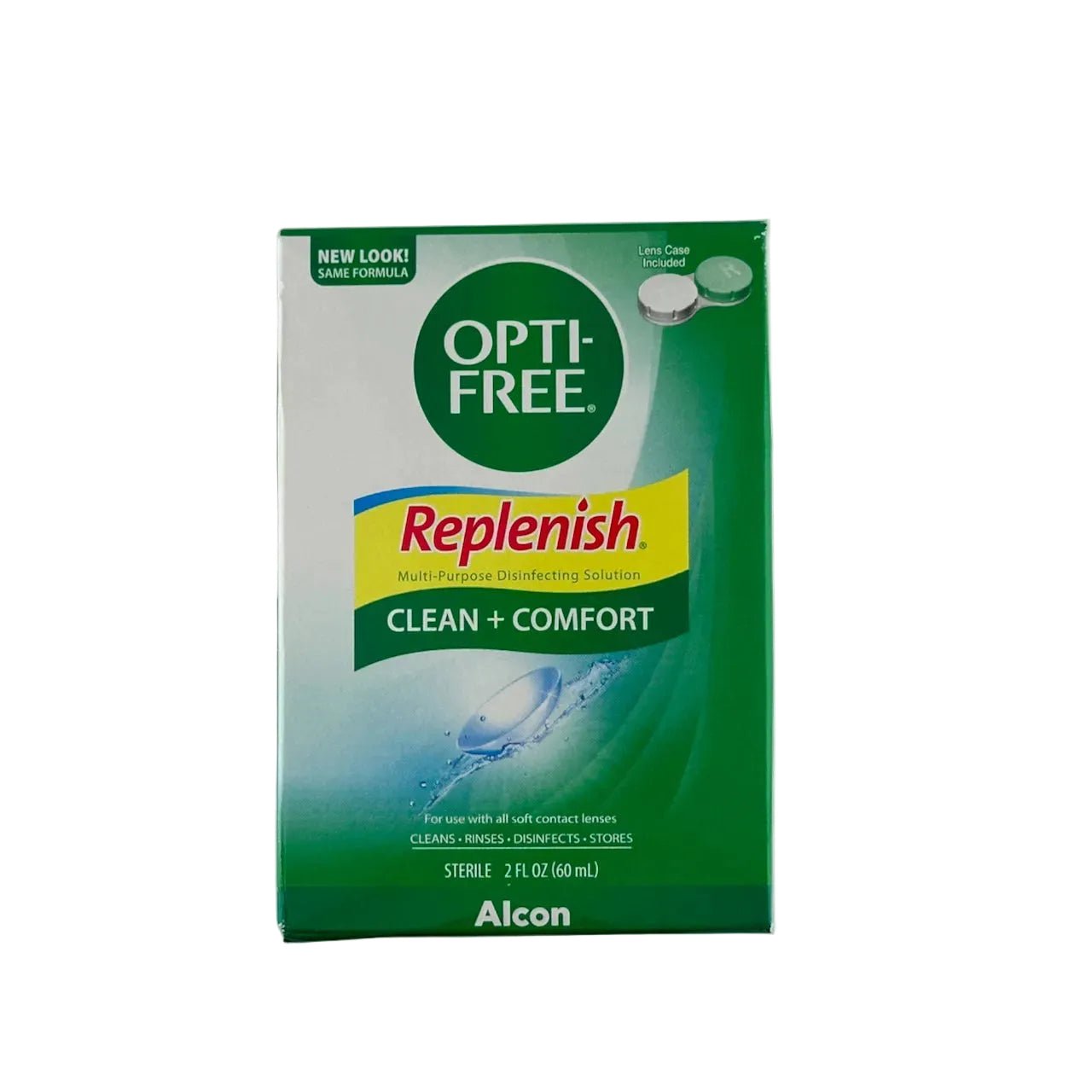 Opti-Free Replenish Multi-Purpose Disinfecting Solution with Lens Case 2 Oz - CarrieAway