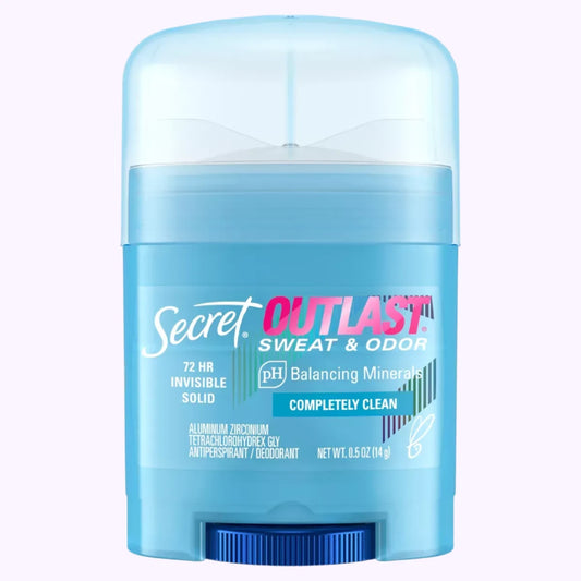 Secret Outlast Invisible Solid Antiperspirant and Deodorant Completely Clean 0.5oz