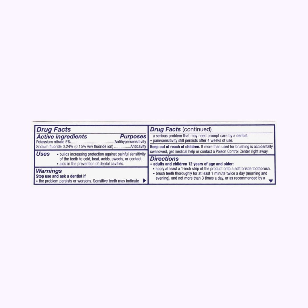 Sensodyne Extra Whitening Toothpaste .8 Oz - CarrieAway