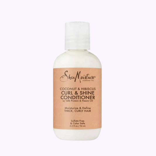 SheaMoisture Coconut & Hibiscus Curl & Shine Conditioner 3.2 Oz