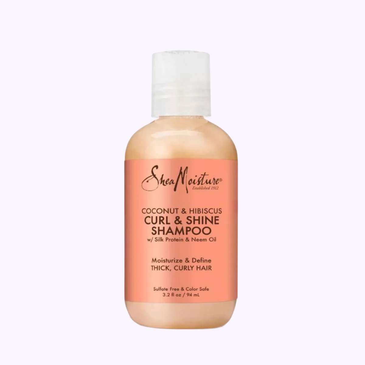 SheaMoisture Coconut & Hibiscus Curl & Shine Shampoo 3.2 Oz