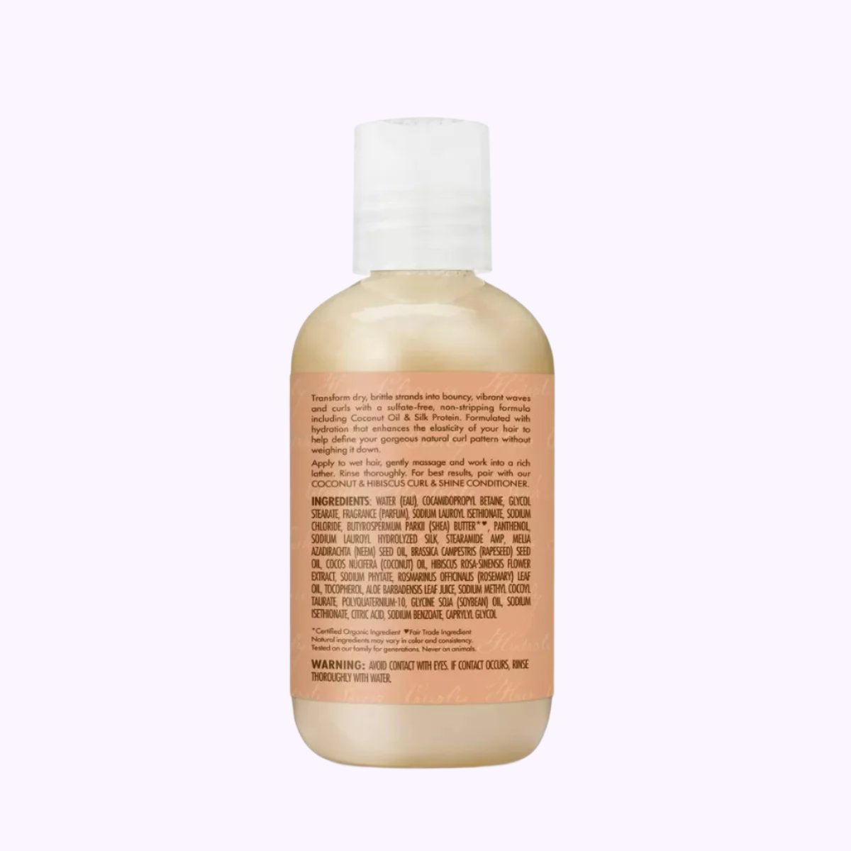 SheaMoisture Coconut & Hibiscus Curl & Shine Shampoo 3.2 Oz