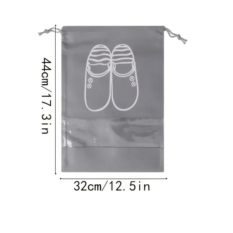 Shoe Travel Bag Grey 1 Ct - CarrieAway