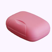 Soap Dish Pink with Lid - CarrieAway