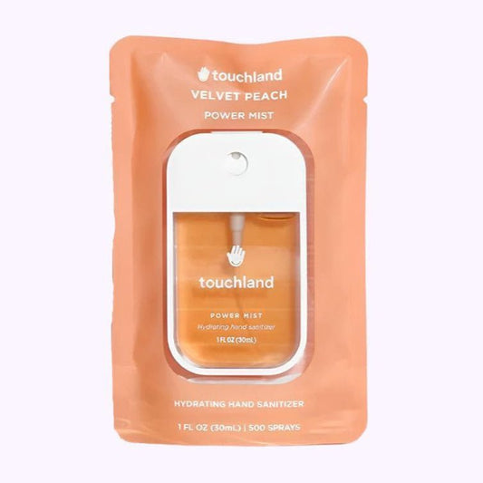 Touchland Power Mist Velvet Peach Hydrating Hand Sanitizer Spray 1 Oz - CarrieAway