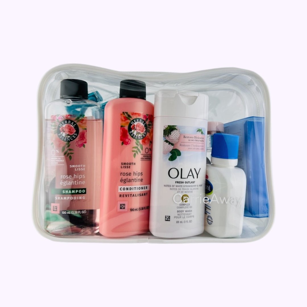 Women's Complete Travel Kit TSA Compliant - CarrieAway