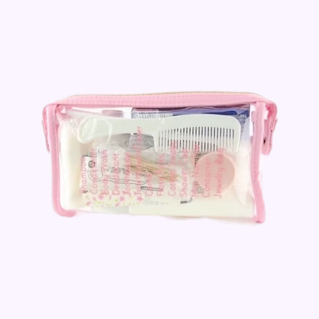 Women's Weekender Travel Kit Pink TSA Compliant - CarrieAway