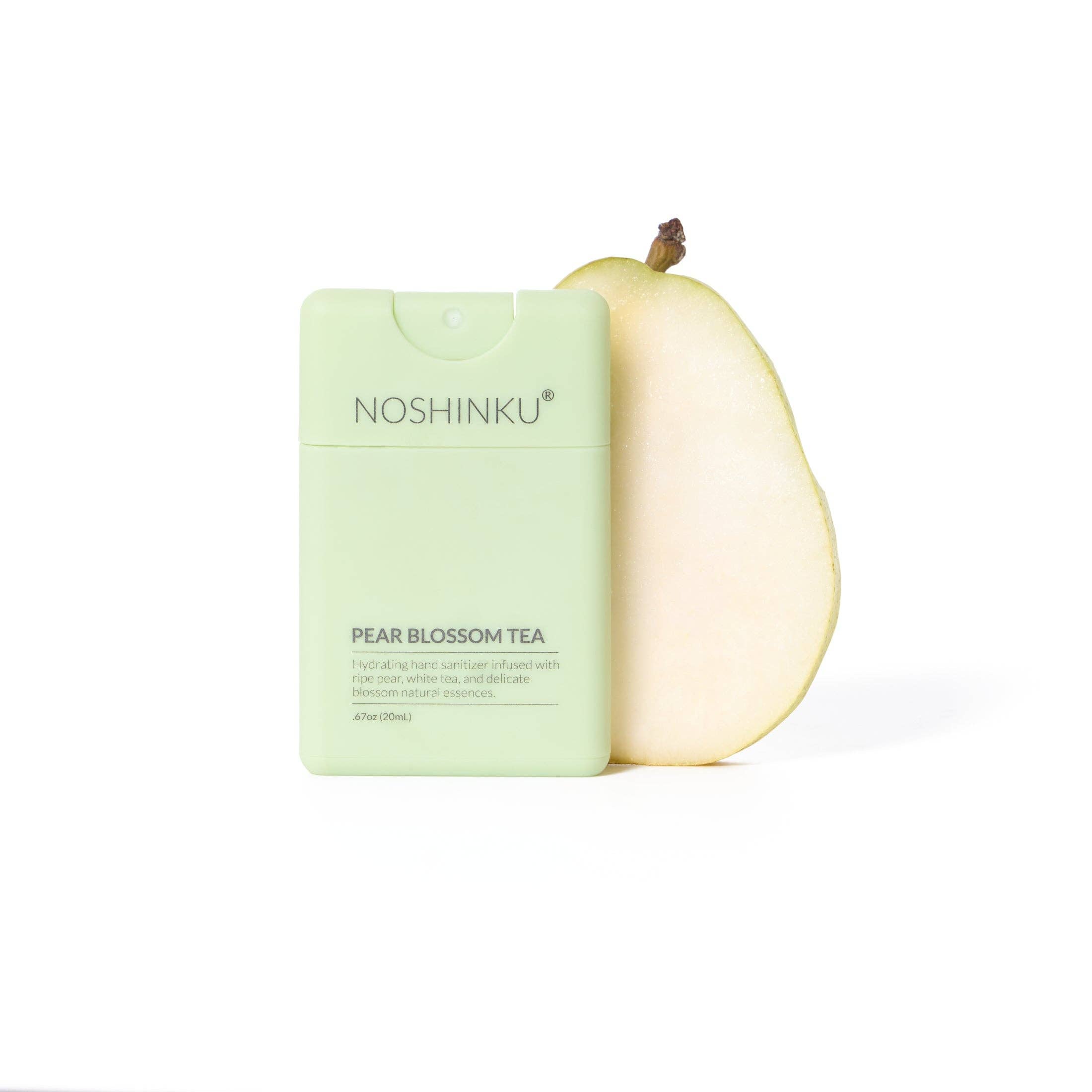 Noshinku Pear Blossom Tea Hydrating Pocket Hand Sanitizer .67 Oz - CarrieAway