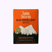 Luna Naturals Bug Repellent Wipes | Lemon Eucalyptus Oil | 15 Pack - CarrieAway