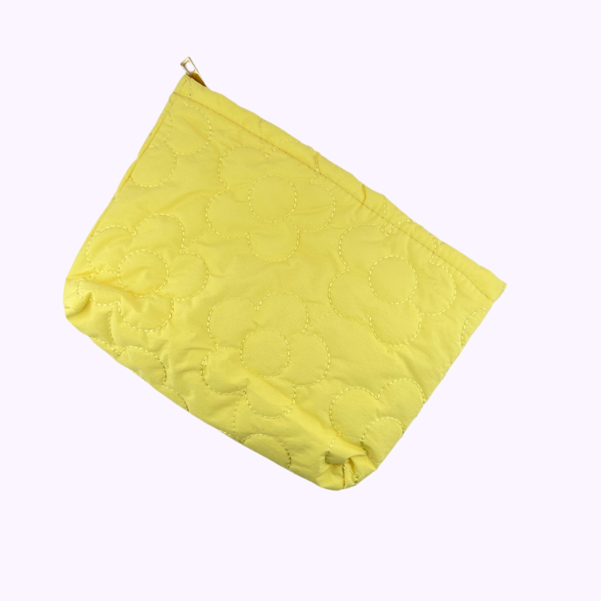 Bettie Porto Yellow - Medium Cosmetic Bag - CarrieAway