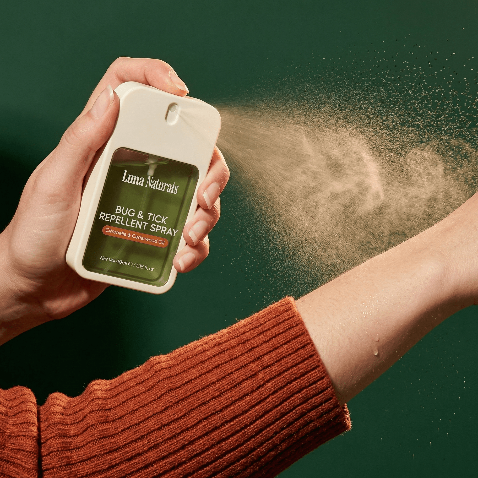 Luna Naturals Bug & Tick Repellent Spray | Citronella & Cedarwood | 40ml - CarrieAway