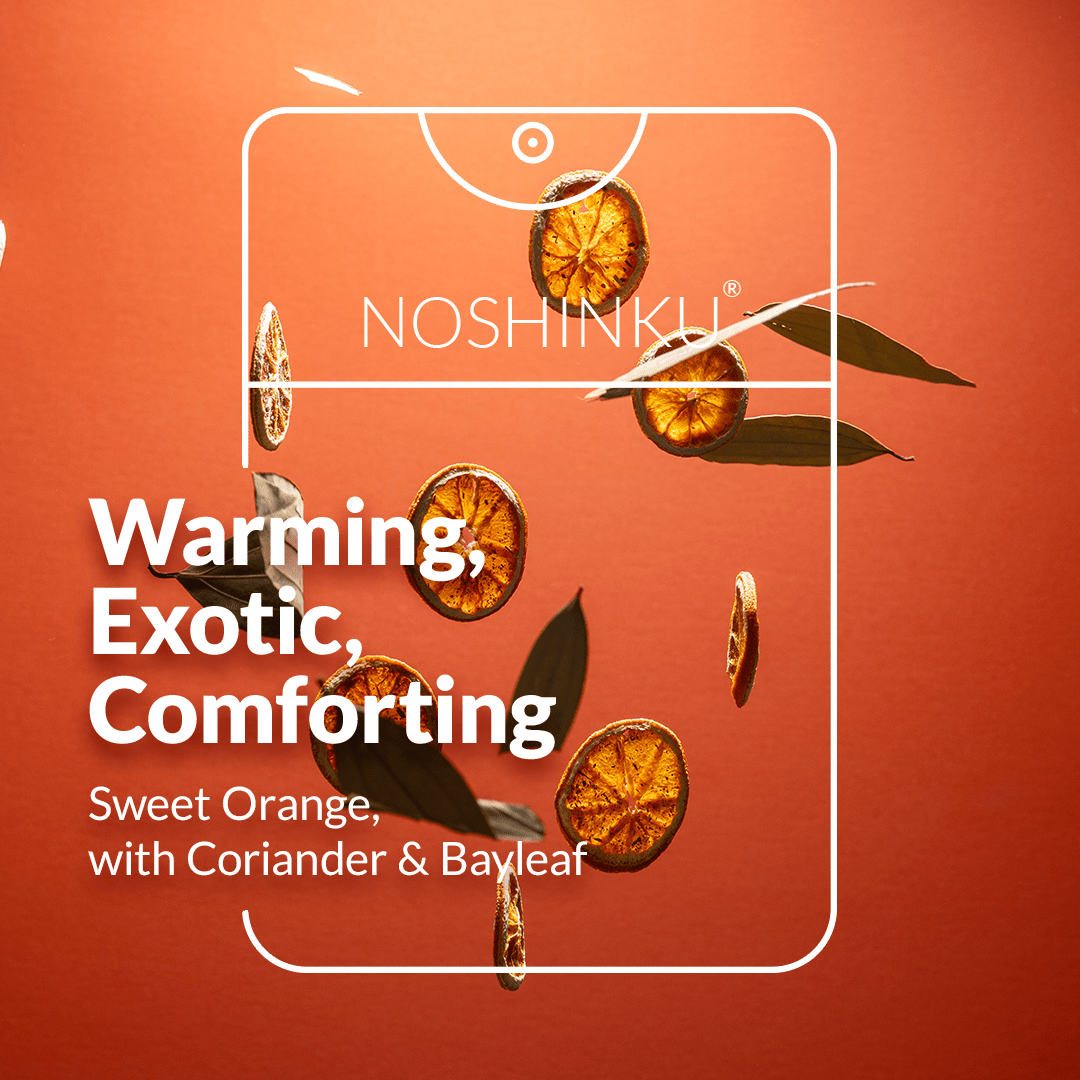 Noshinku Orange Coriander Moisturizing Hand Sanitizer .67 Oz - CarrieAway