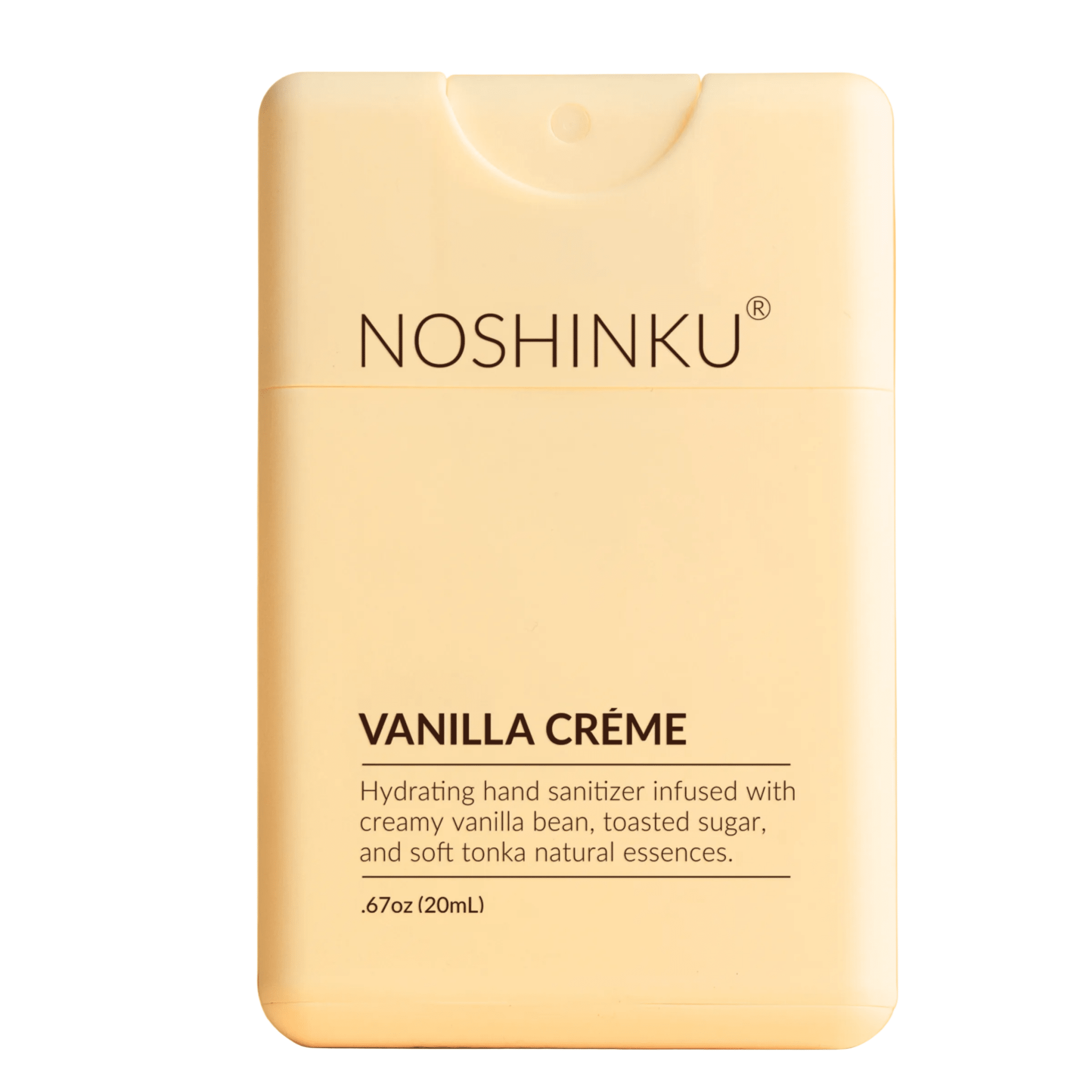 Noshinku Vanilla Créme Hydrating Hand Sanitizer Spray.67 Oz - CarrieAway
