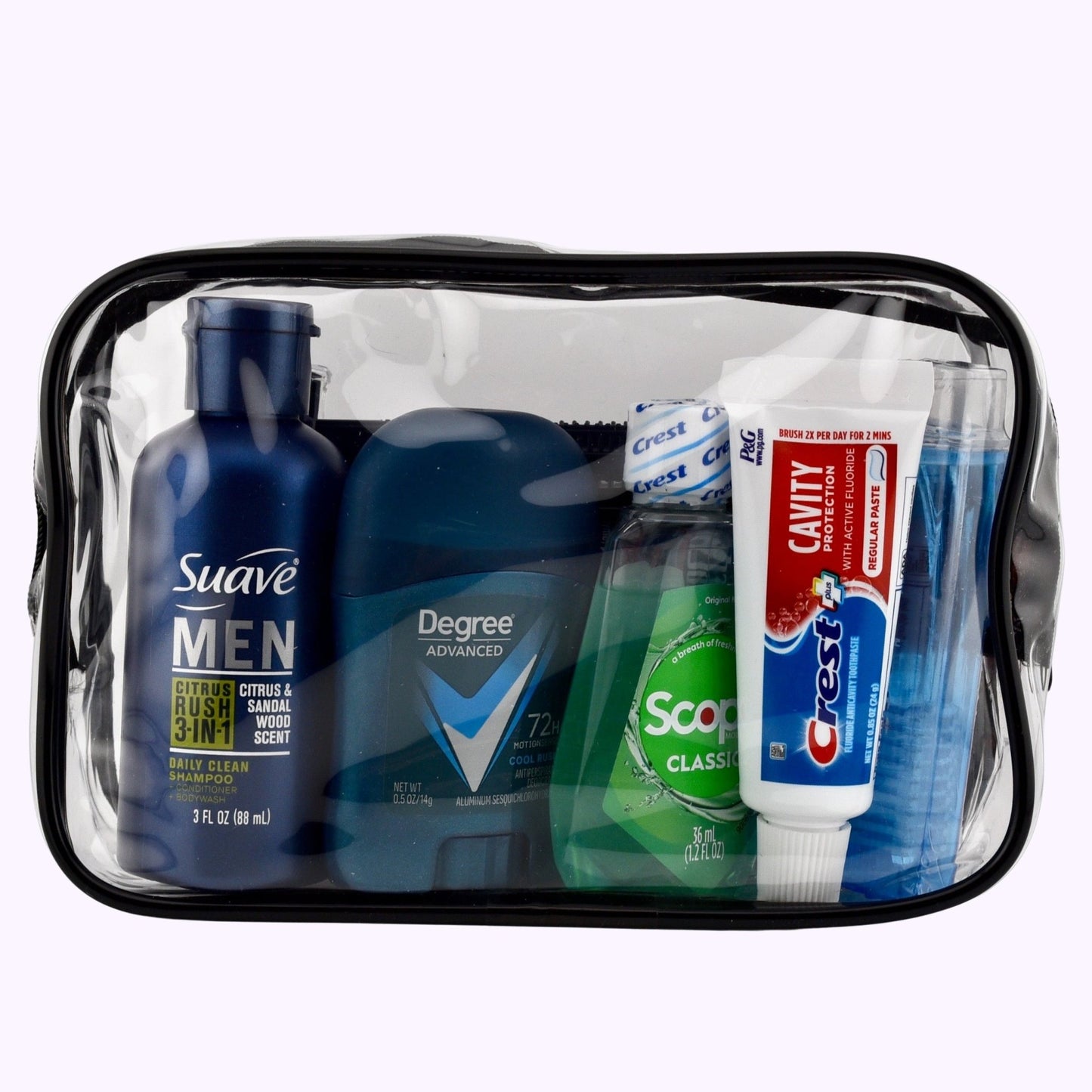 Basics-Reiseset für Herren, TSA-konform
